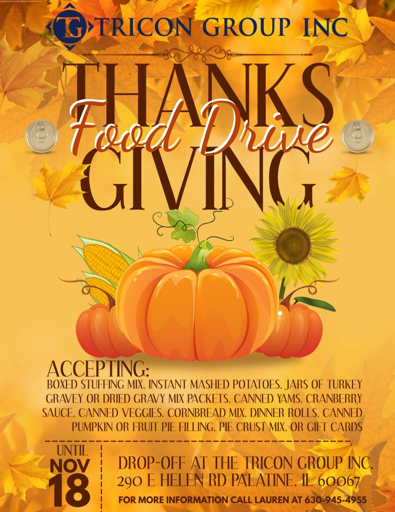 Tricon Group Thanksgiving Food Drive